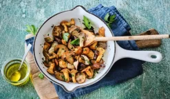 Picard Champignons cuisinés à l'huile d'olive vierge 2,3%* Produits Nutri-Score A|Végétarien