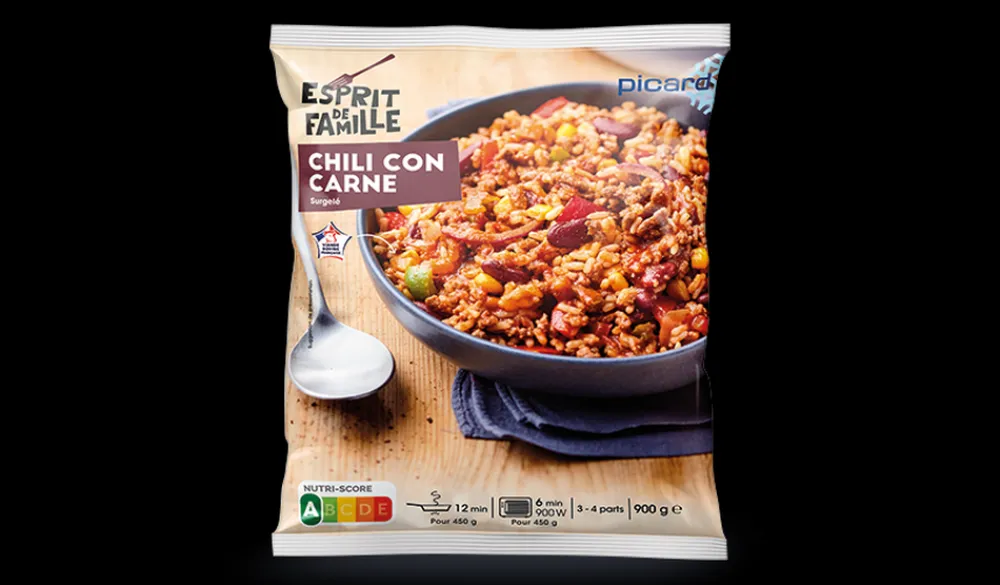 Picard Chili con carne*Enfant Produits Nutri-Score A|Plats Spécial Enfants
