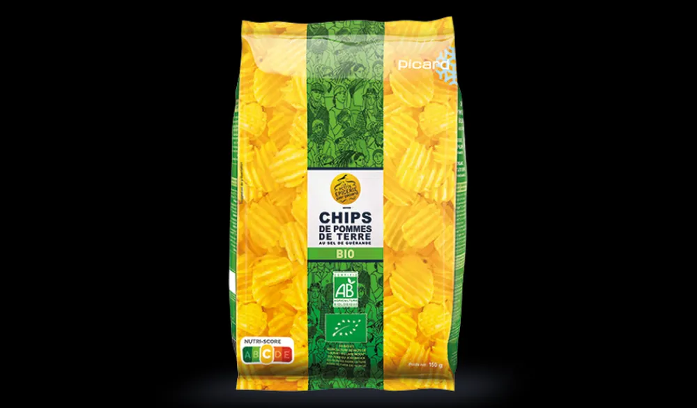 Picard Chips de pommes de terre bio* Gâteaux Apéritif