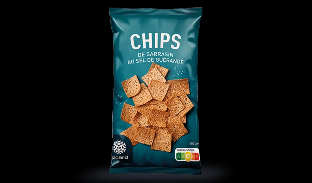 Picard Chips sarrasin au sel de Guérande* Gâteaux Apéritif