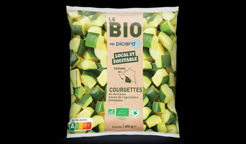 Picard Courgettes bio local* Produits Nutri-Score A|Légumes Bio