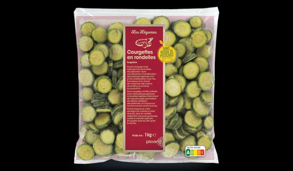 Picard Courgettes sans résidu de pesticides, Italie* Produits Nutri-Score A|Légumes Du Soleil