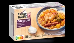 Picard Couscous royal au poulet et merguez 2 parts* Couscous, Pâtes, Risottos