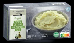 Picard Écrasée de pommes de terre à l'huile d'olive (7,5%)* Produits Nutri-Score B|Végétarien