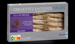 Picard Crevette tropicale crue "Gambas" 12-16 p. sauvage* Produits Nutri-Score A|Crevettes, Langoustes, Autres Crustacés