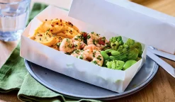 Picard Crevettes purée de patate douce, légumes verts* Poissons, Fruits De Mer Cuisinés