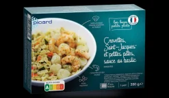 Picard Crevettes,Saint-Jacques, petites pâtes aux légumes* Produits Nutri-Score A|Poissons, Fruits De Mer Cuisinés
