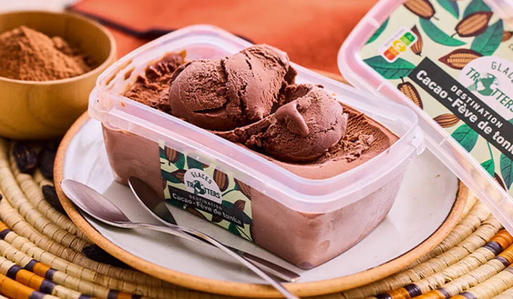 Picard Crème glacée cacao fève de tonka* Pots De Glace|Chocolat, Noisette