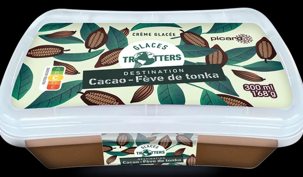 Picard Crème glacée cacao fève de tonka* Pots De Glace|Chocolat, Noisette