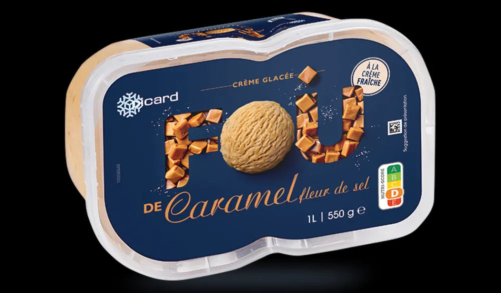 Picard Crème glacée caramel fleur de sel* Crèmes Glacées|Vanille, Caramel