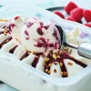 Picard Crème glacée nougat sauce aux fruits rouges* Crèmes Glacées|Café Et Autres Parfums Gourmands