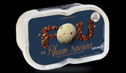 Picard Crème glacée rhum, avec raisins macérés au rhum* Crèmes Glacées|Café Et Autres Parfums Gourmands