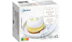 Picard Croustillant façon citron meringué, 1 part* Desserts Pâtissiers