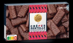 Picard Crêpes dentelle au chocolat au lait* Biscuits