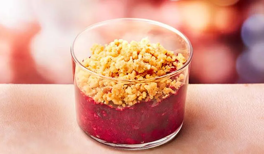 Picard Crumble aux fruits rouges, 1 part* Pâtisseries Individuelles