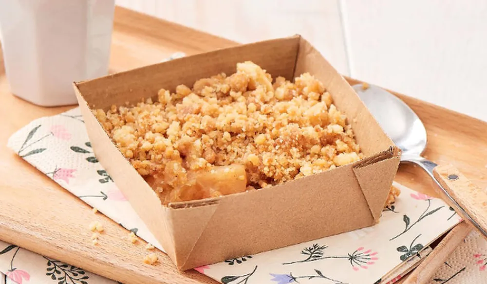 Picard Crumble aux pommes* Pâtisseries Individuelles
