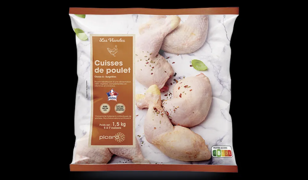 Picard Cuisses de poulet, 5 à 7 pièces* Produits Nutri-Score B|Volailles Labellisées