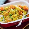 Picard Curry de légumes et pois chiches, duo de riz* Plats Cuisinés Végétariens
