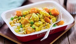 Picard Curry de légumes et pois chiches, duo de riz* Plats Cuisinés Végétariens