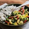 Picard Curry vert de légumes et riz thaï* Plats Cuisinés Végétariens