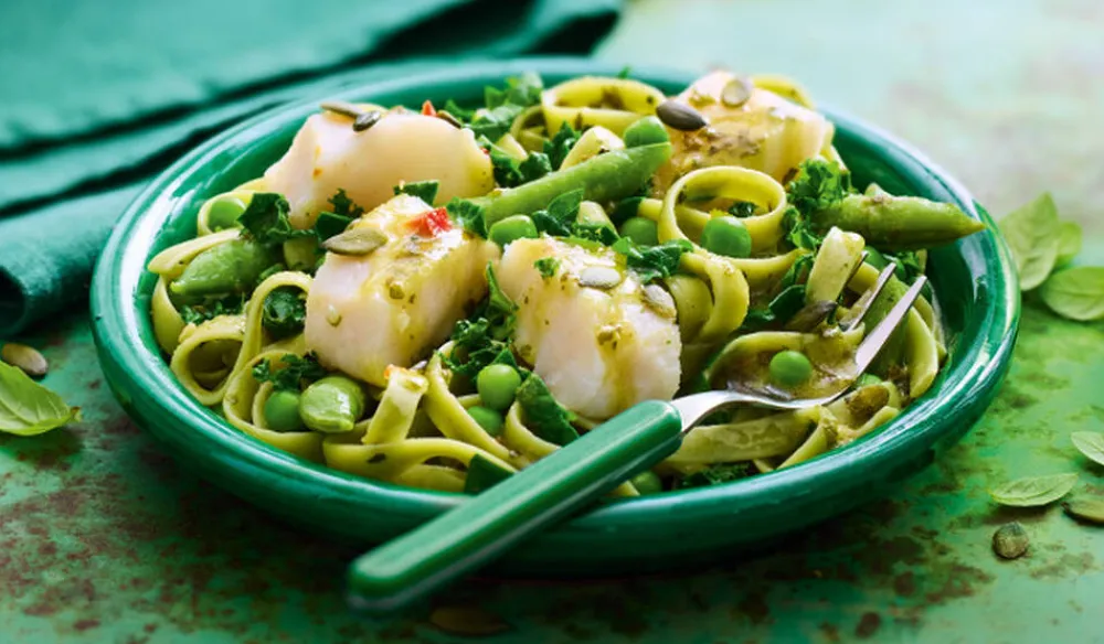 Picard Dos de merlu sce chimichurri, légumes verts* Poissons, Fruits De Mer Cuisinés