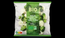 Picard Duo de fleurettes bio (brocoli et chou-fleur)* Produits Nutri-Score A|Légumes Bio