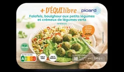 Picard Falafels, boulghour aux petits légumes* Gamme Plus D'Équilibre|Plats Cuisinés Végétariens