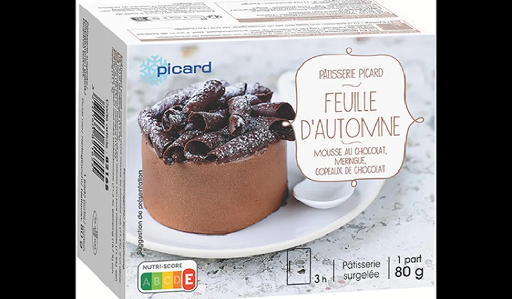 Picard Feuille d'automne, 1 part* Desserts Pâtissiers