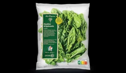 Picard Feuilles d'épinards sans résidu pesticides, France* Produits Nutri-Score A|Épinards, Poireaux