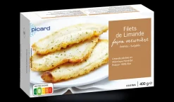 Picard Filets de limande façon meunière, 4 à 5 filets* Produits Nutri-Score B|Poissons Panés, Meunières