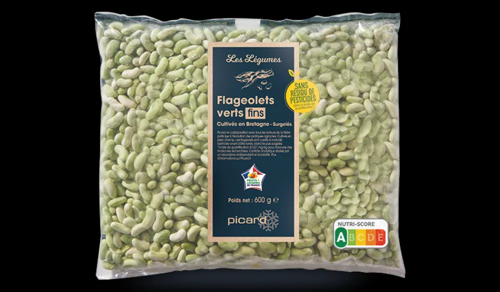 Picard Flageolets verts fins sans résidu de pesticides, France* Haricots