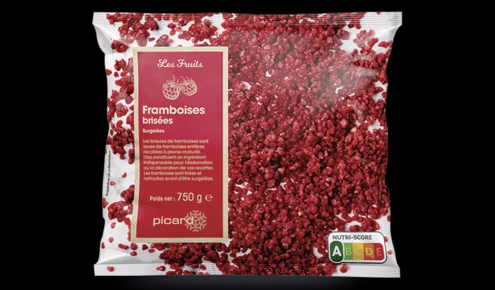 Picard Framboises brisées, Bulgarie ou Serbie ou Bosnie-H* Fruits Rouges