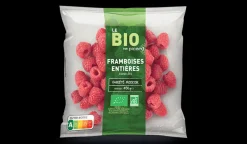 Picard Framboises entières bio, UE et non UE* Produits Nutri-Score A|Sans Sel Ajouté