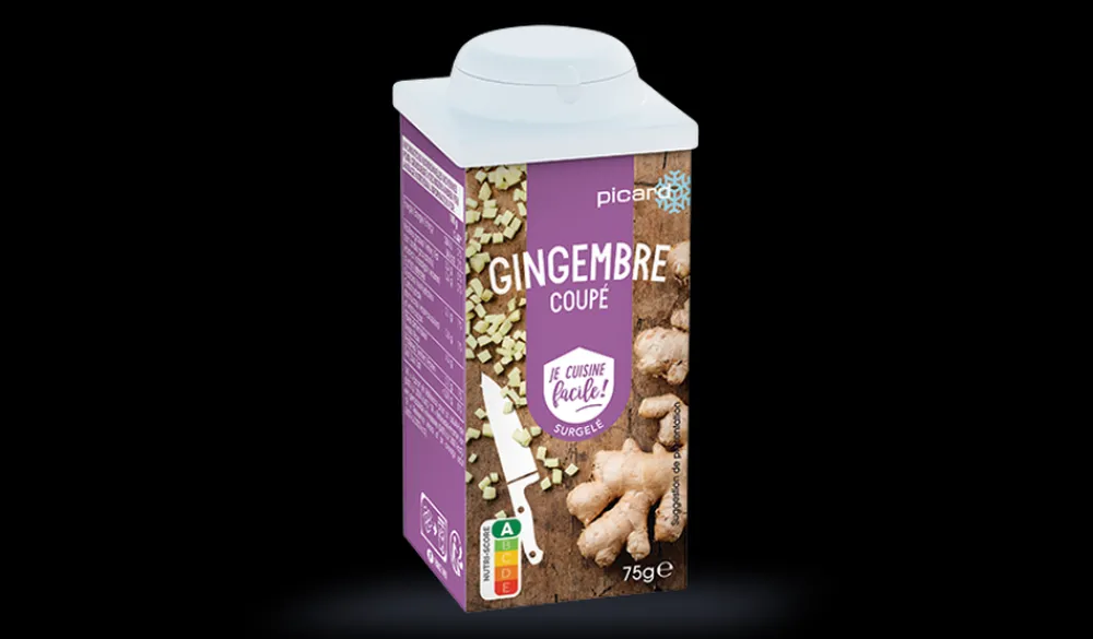 Picard Gingembre coupé* Produits Nutri-Score A|Aides Culinaires