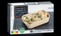 Picard Gratin de gnocchi, champignon de Paris, courgette* Végétarien|Gratins