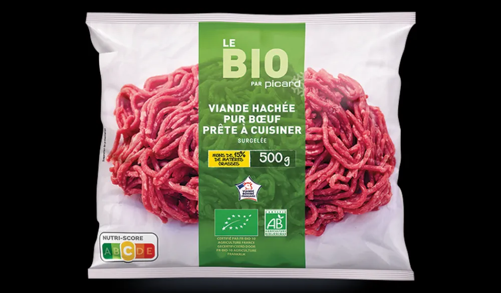 Picard Haché pur boeuf prêt à cuisiner bio, France*Enfant Viandes Pour Enfants|Viandes Hachées