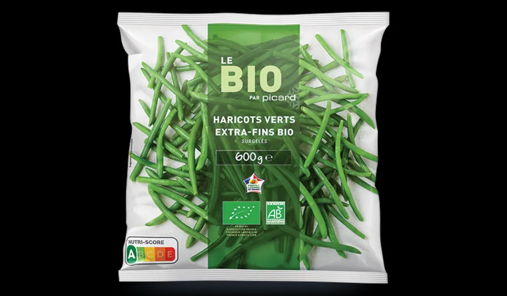 Picard Haricots verts extra-fins bio* Produits Nutri-Score A|Légumes Bio