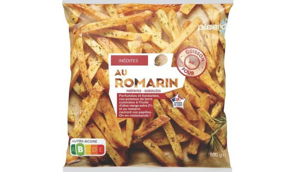 Picard Inédites au romarin, pommes de terre, France* Produits Nutri-Score B|Pommes De Terre, Frites