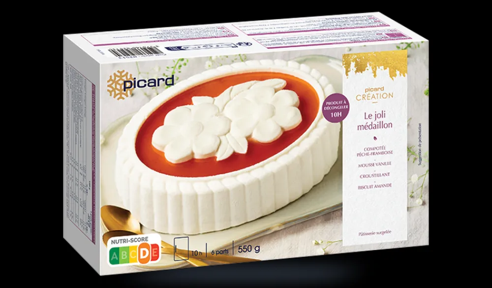Picard Le joli médaillon, 6 parts* Desserts Pâtissiers