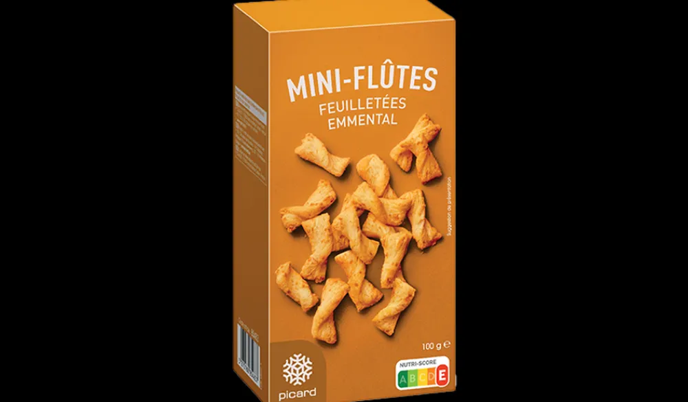 Picard Mini-flûtes feuilletées emmental* Gâteaux Apéritif