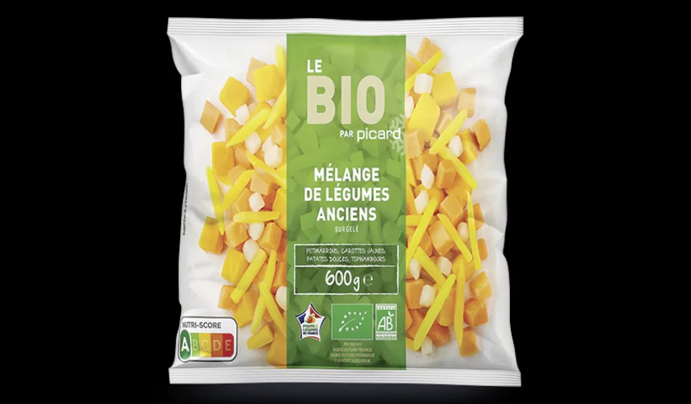 Picard Mélange de légumes anciens bio, France* Sans Sel Ajouté|Mélanges Cuisinés