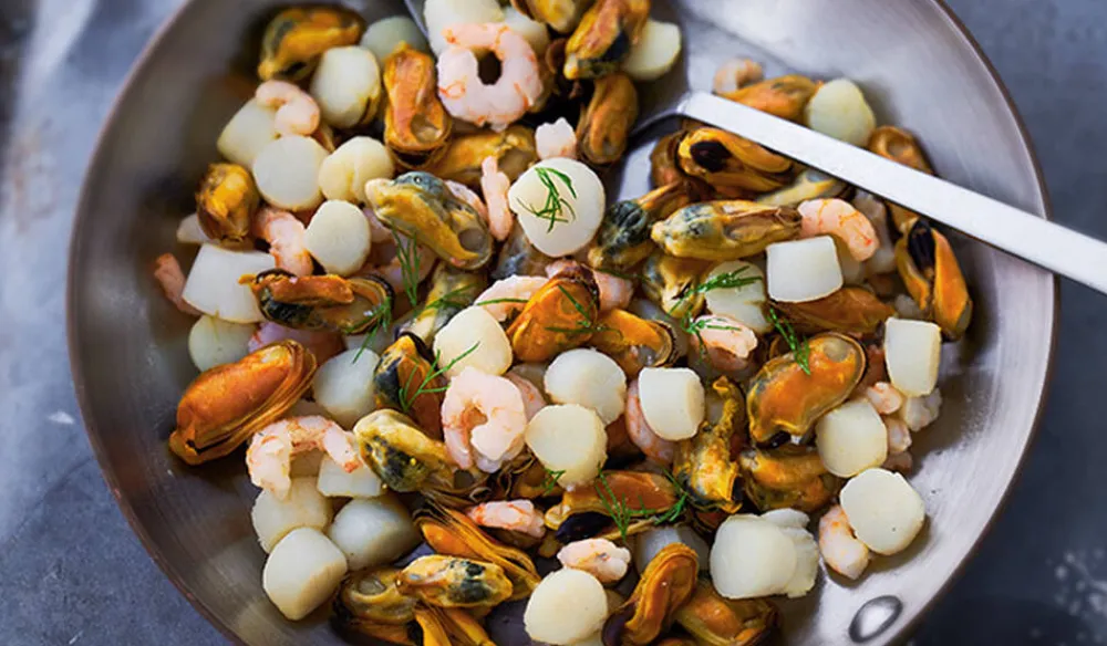 Picard Mélange de moules, crevettes nordiques, Saint-Jacques MSC** Fruits De Mer Bio Et Labellisés|Poissons Bio Et Labellisés