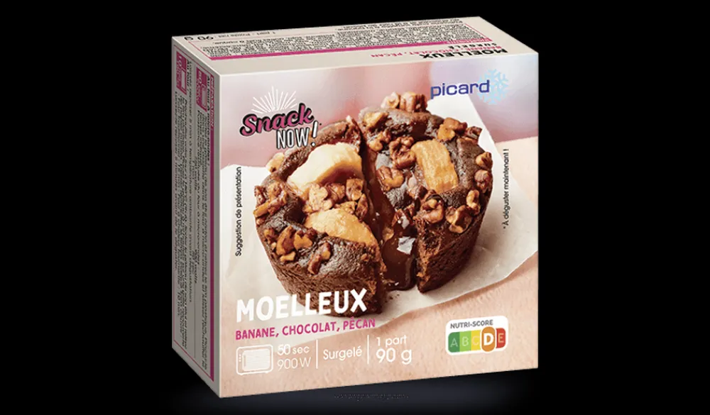 Picard Moelleux banane, chocolat, pécan* Cakes, Moelleux|Pâtisseries Individuelles
