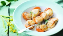 Picard Noix de St Jacques France Pecten avec corail* Produits Nutri-Score A|Sans Sel Ajouté