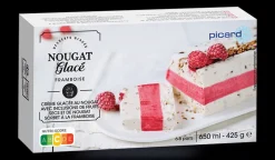 Picard Nougat glacé framboise* Desserts De Fêtes|Desserts Glacés À Partager