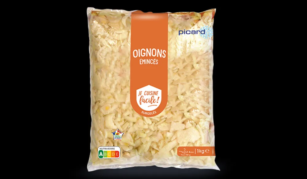 Picard Oignons émincés, France* Produits Nutri-Score A|Aides Culinaires