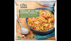 Picard Paëlla de la mer colin d'Alaska, crevettes* Poissons, Fruits De Mer Cuisinés