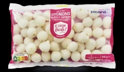 Picard Petits oignons blancs entiers, épluchés* Produits Nutri-Score A|Oignons, Ails, Échalotes