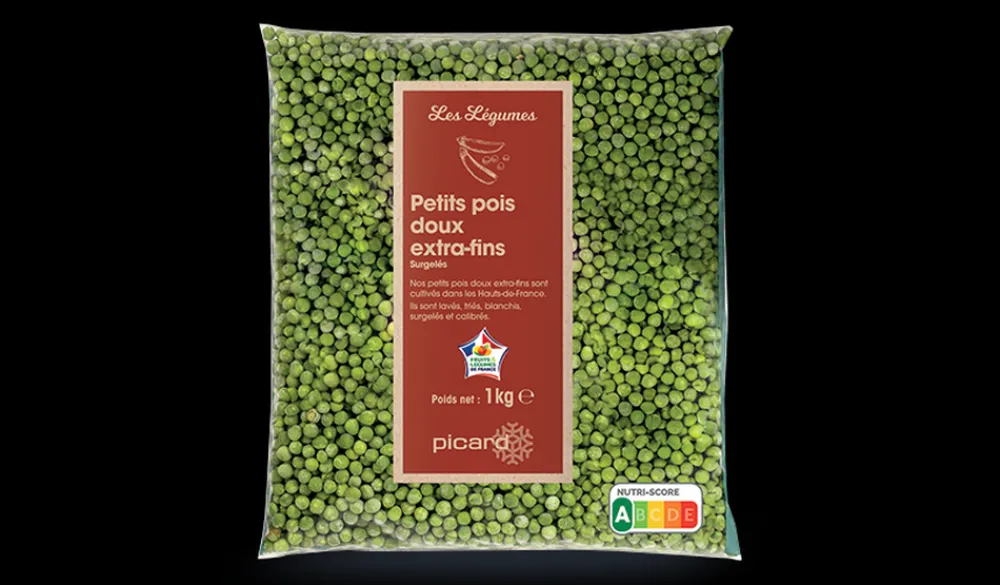 Picard Petits pois doux extra-fins, France* Produits Nutri-Score A|Petits Pois, Carottes