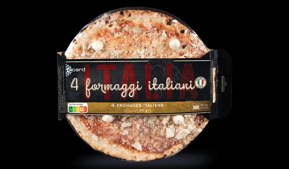 Picard Pizza 4 formaggi italiani "Italia"* Pizzas Végétariennes|À Partager